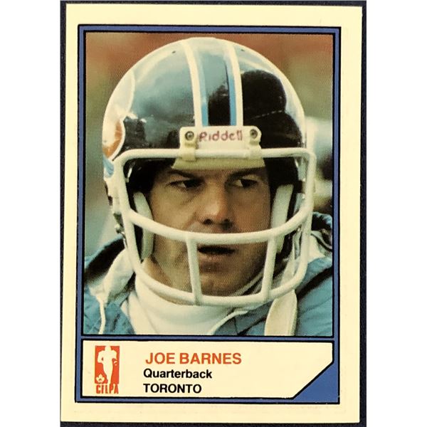 1984 JOGO CFL JOE BARNES