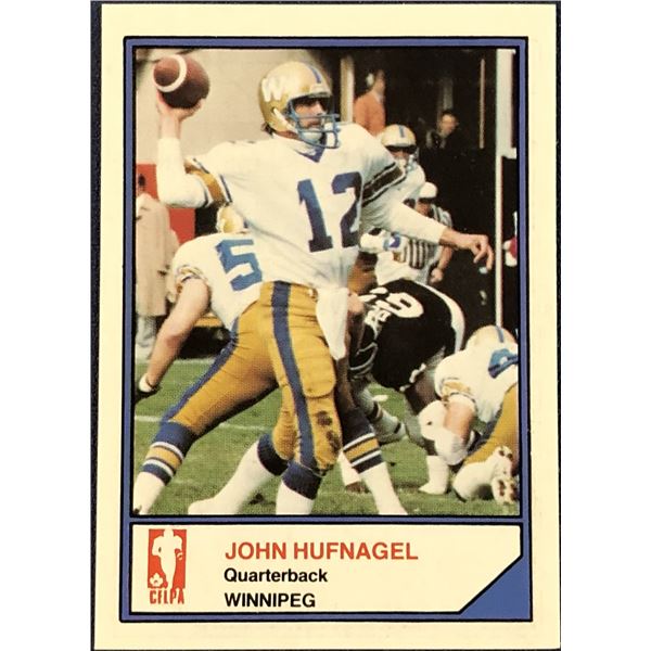 1984 JOGO CFL JOHN HUFNAGEL