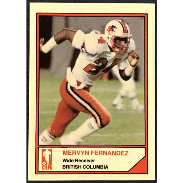 1984 JOGO CFL MERVYN FERNANDEZ (HOF)