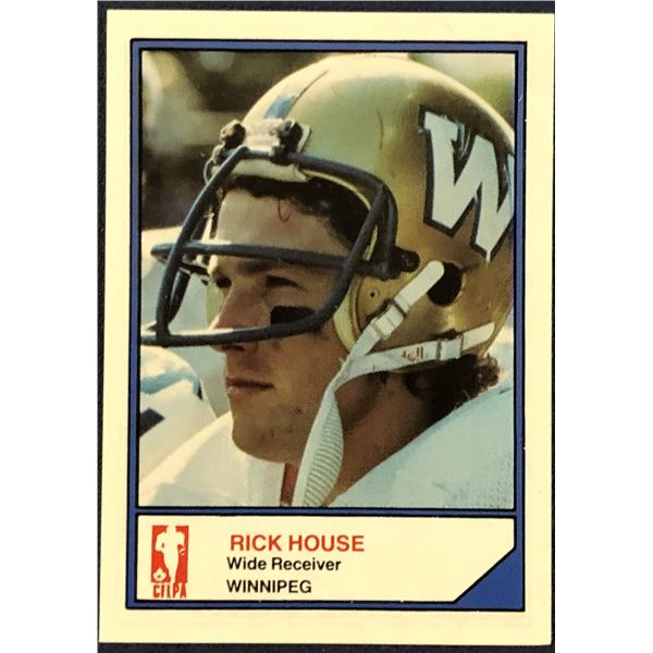 1984 JOGO CFL RICK HOUSE
