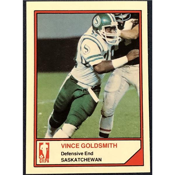 1984 JOGO CFL VINCE GOLDSMITH (HOF)