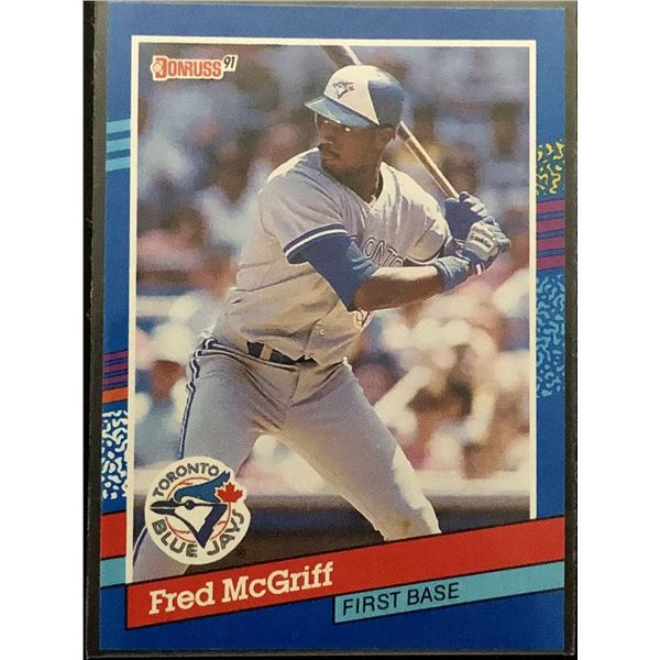 1991 DONRUSS FRED McGRIFF (HOF)