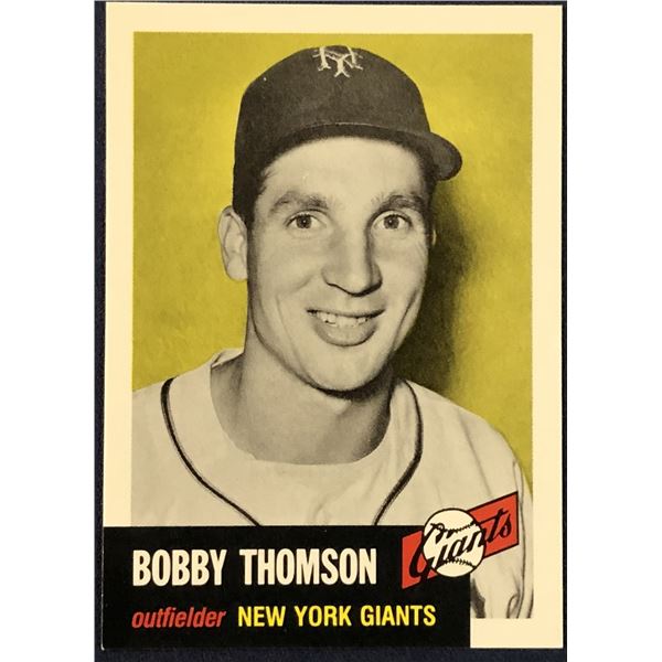 1991 TOPPS ARCHIVES (1953 SERIES) - BOBBY THOMSON