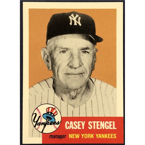 1991 TOPPS ARCHIVES (1953 SERIES) - CASEY STENGEL (HOF)