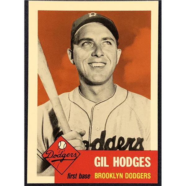 1991 TOPPS ARCHIVES (1953 SERIES) - GIL HODGES (HOF)