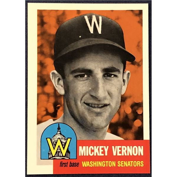 1991 TOPPS ARCHIVES (1953 SERIES) - MICKEY VERNON (HOF)