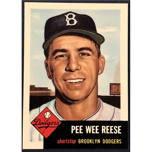 1991 TOPPS ARCHIVES (1953 SERIES) - PEE WEE REESE (HOF)