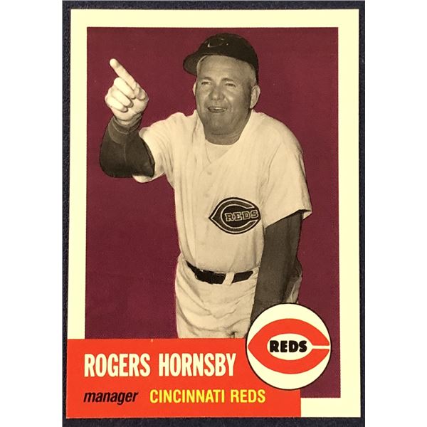1991 TOPPS ARCHIVES (1953 SERIES) - ROGERS HORNSBY (HOF)