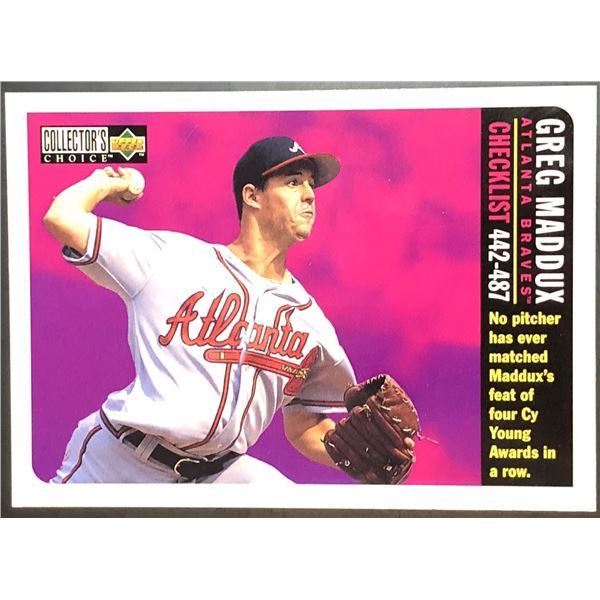 1996 UPPER DECK GREG MADDUX (HOF)