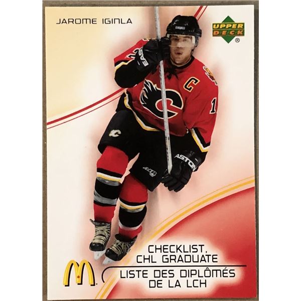 2005-06 UPPER DECK JAROME IGINLA (HOF)