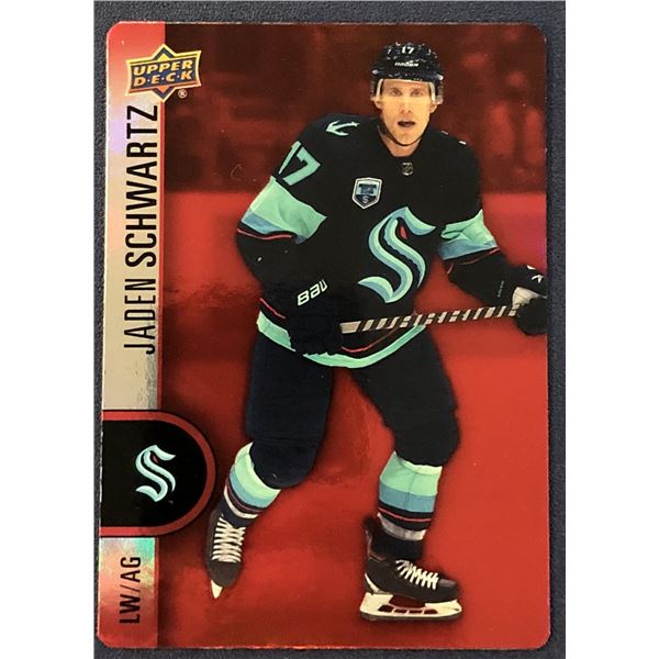 2022-23 UPPER DECK RED DIE CUT JADEN SCHWARTZ
