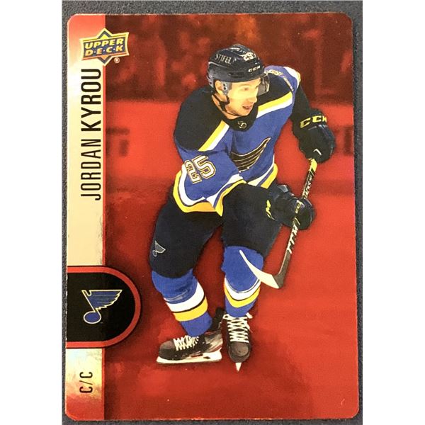 2022-23 UPPER DECK RED DIE CUT JORDAN KYROU
