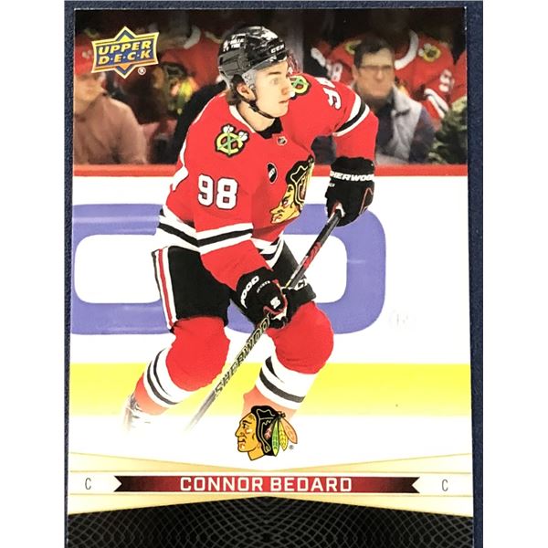 2023 UPPER DECK CONNOR BEDARD ROOKIE CARD
