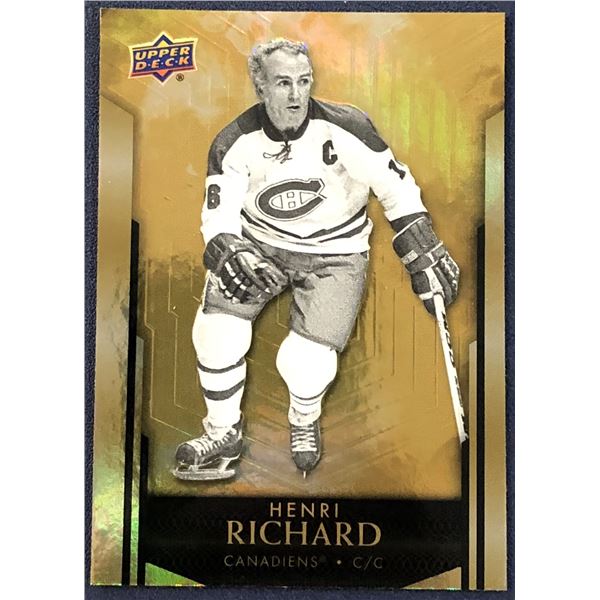 2023 UPPER DECK HENRI RICHARD (HOF)