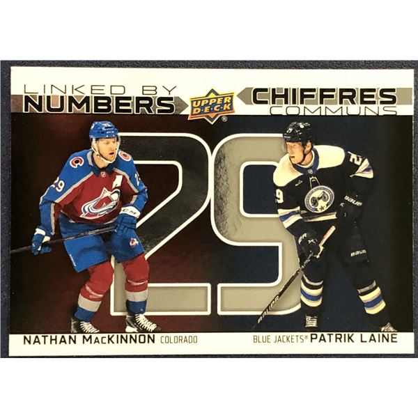 2024 UPPER DECK LINKED BY NUMBERS - NATHAN MacKINNON