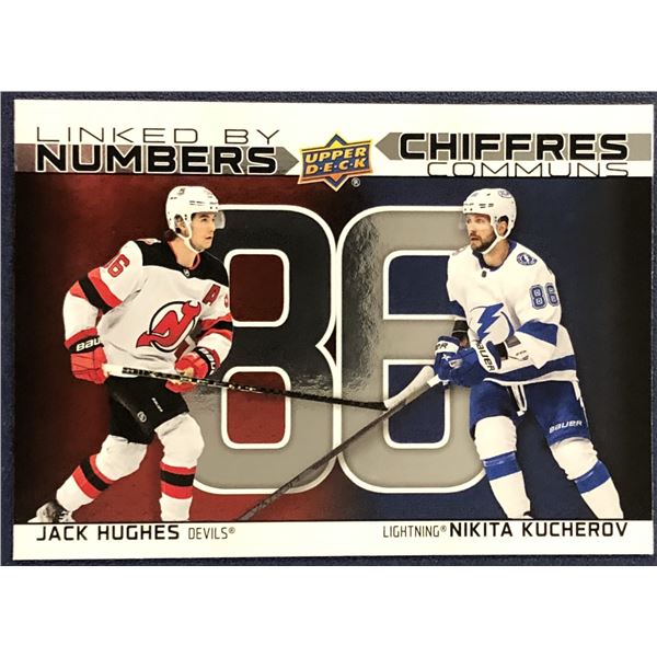 2026 UPPER DECK LINKED BY NUMBERS - JACK HUGHES & NIKITA KUCHEROV
