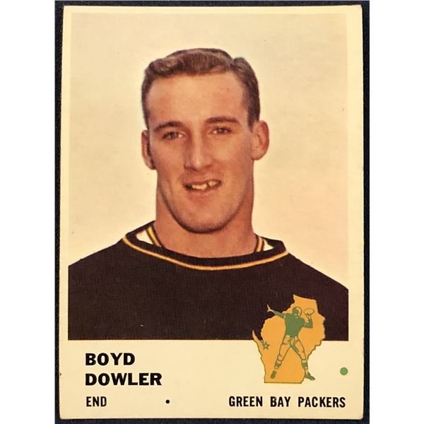 1961 FLEER NFL FOOTBALL BOYD DOWLER