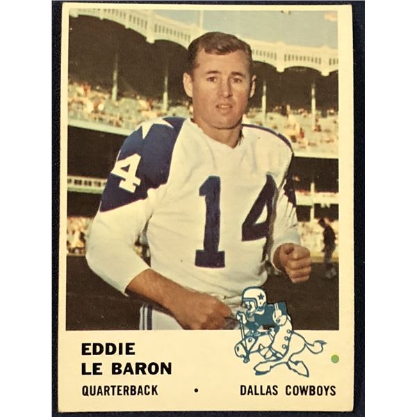 1961 FLEER NFL FOOTBALL EDDIE LE BARON