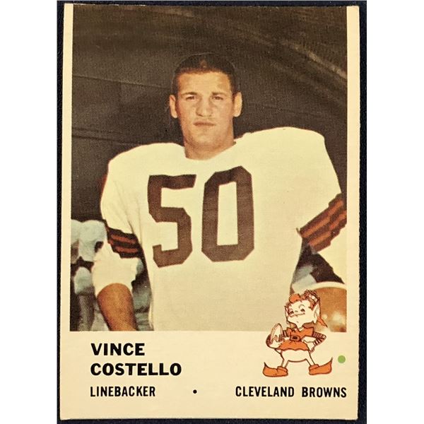 1961 FLEER NFL FOOTBALL VINCE COSTELLO