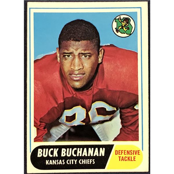 1968 TOPPS NFL FOOTBALL BUCK BUCHANAN (HOF)
