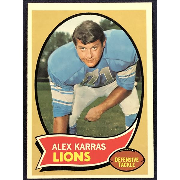 1970 TOPPS NFL FOOTBALL ALEX KARRAS (HOF)