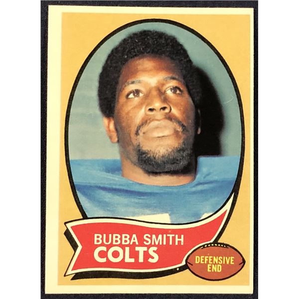 1970 TOPPS NFL FOOTBALL BUBBA SMITH ROOKIE CARD