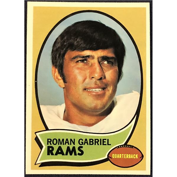 1970 TOPPS NFL FOOTBALL ROMAN GABRIEL