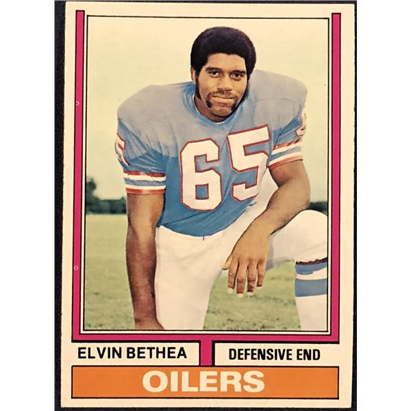 1974 TOPPS NFL FOOTBALL ELVIN BETHEA (HOF)
