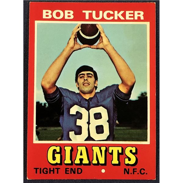 1974 TOPPS WONDER BREAD NFL FOOTBALL BOB TUCKER