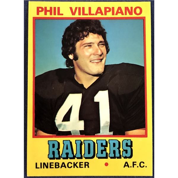 1974 TOPPS WONDER BREAD NFL FOOTBALL PHIL VILLAPIANO