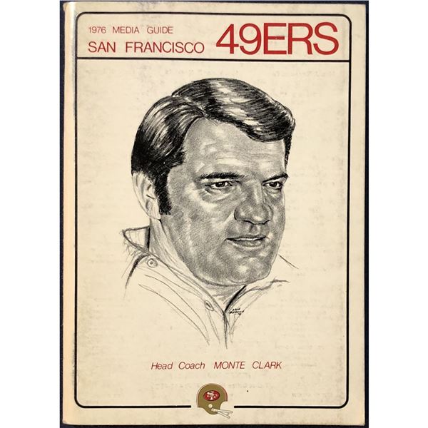 1976 SAN FRANCISCO 49'ers MEDIA GUIDE