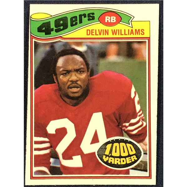 1977 TOPPS NFL FOOTBALL DELVIN WILLIAMS