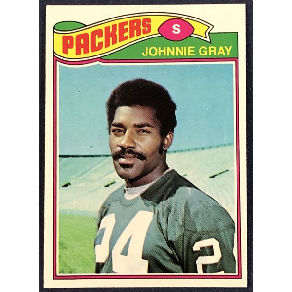 1977 TOPPS NFL FOOTBALL JOHNNIE GRAY