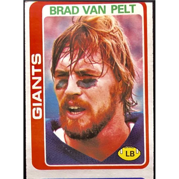 1978 TOPPS BRAD VAN PELT