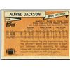 Image 2 : 1981 TOPPS NFL ALFRED JACKSON