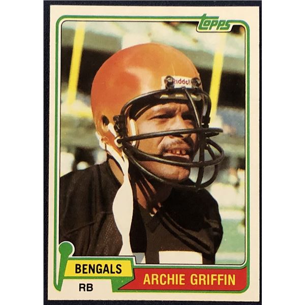 1981 TOPPS NFL ARCHIE GRIFFIN