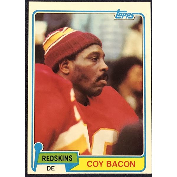 1981 TOPPS NFL COY BACON