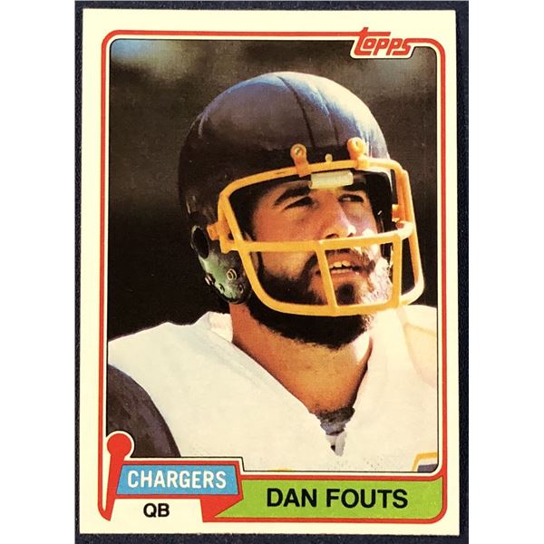 1981 TOPPS NFL DAN FOUTS (HOF)