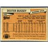 Image 2 : 1981 TOPPS NFL DEXTER BUSSEY