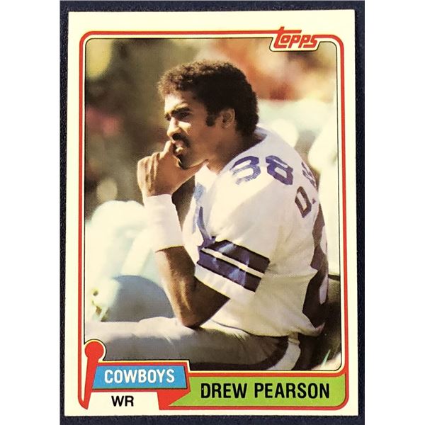 1981 TOPPS NFL DREW PEARSON (HOF)