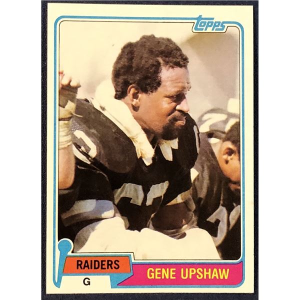 1981 TOPPS NFL GENE UPSHAW (HOF)
