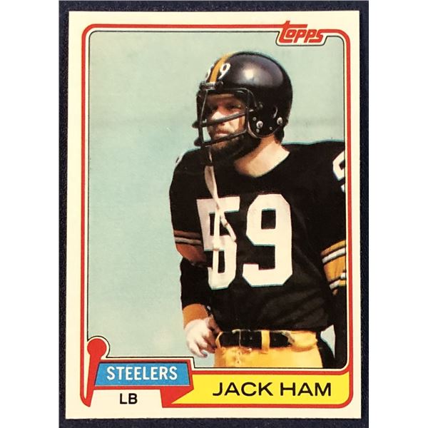 1981 TOPPS NFL JACK HAM (HOF)