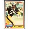 Image 1 : 1981 TOPPS NFL JACK LAMBERT (HOF)