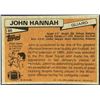Image 2 : 1981 TOPPS NFL JOHN HANNAH (HOF)