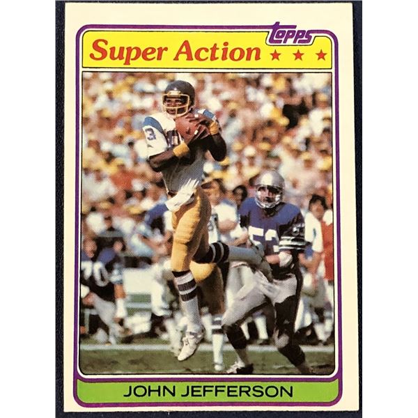 1981 TOPPS NFL JOHN JEFFERSON