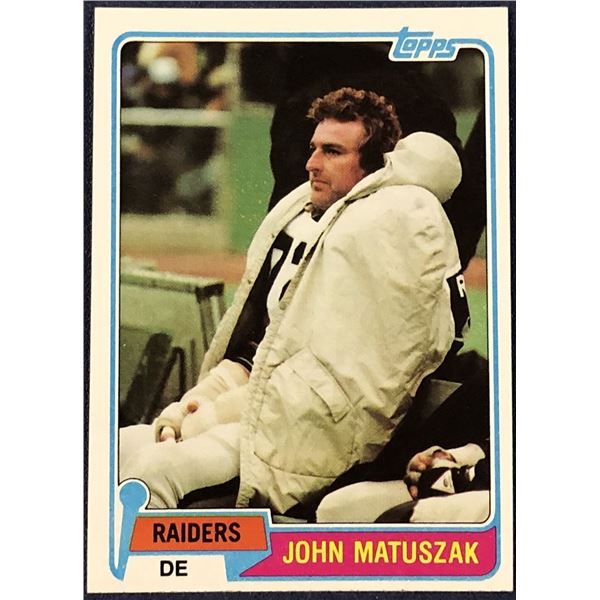 1981 TOPPS NFL JOHN MATUSZAK