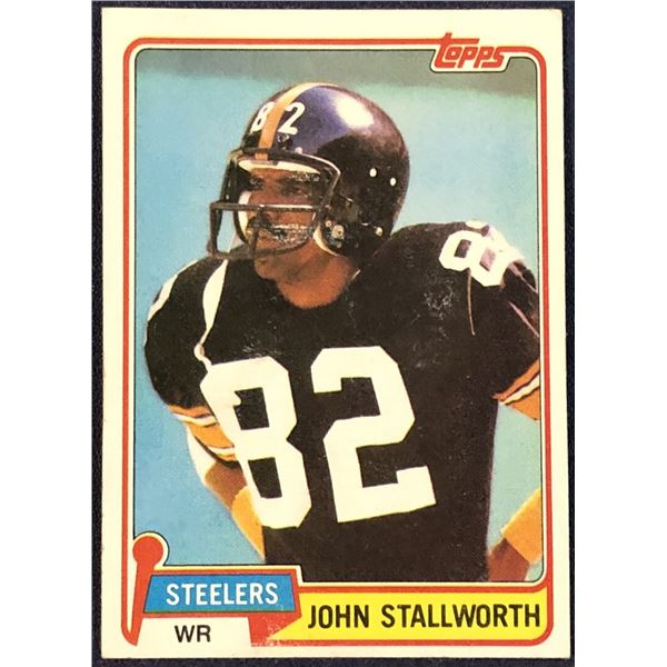1981 TOPPS NFL JOHN STALLWORTH (HOF)