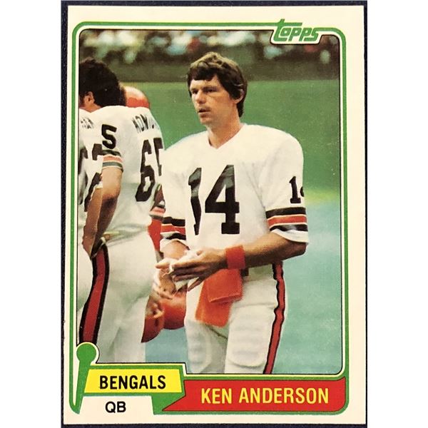 1981 TOPPS NFL KEN ANDERSON