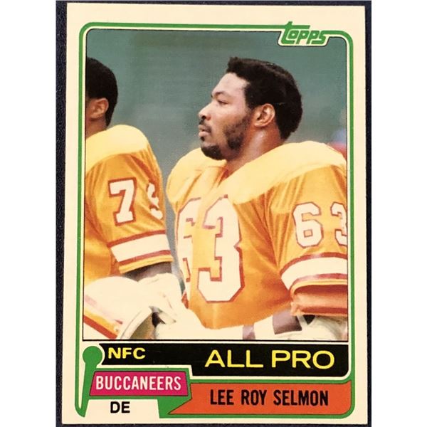 1981 TOPPS NFL LEE ROY SELMON (HOF)
