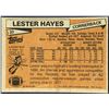 Image 2 : 1981 TOPPS NFL LESTER HAYES